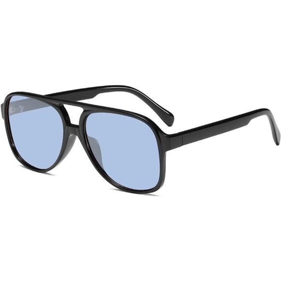 Classic Vintage Aviator Sunglasses Women Men Large Frame Retro 70s Sunglasses - Picture 1 of 5